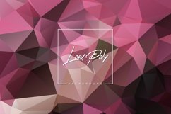 Low poly banner with geometric triangle shapes background Product Image 1