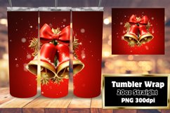 3D Cute Xmas Night Tumbler Sublimation 20oz Product Image 1