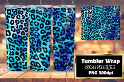 3D Tumbler 20oz Leopard Shine Sublimation Product Image 1