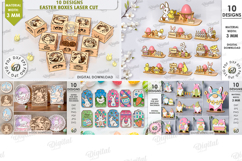 3D Easter Mega Bundle laser cut. Christian home decor Product Image 6