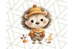 Woodland Autumn Animals PNG Clipart for Fall &amp; Harvest Product Image 5
