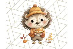 Woodland Autumn Animals PNG Clipart for Fall & Harvest Product Image 5