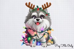 Christmas Dog Clipart PNG Product Image 1