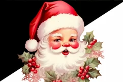 Retro Santa Claus PNG Digital Download Product Image 5