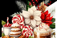 Holiday Christmas Scene PNG for Sublimation Design Product Image 5