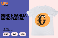 Dune &amp; Dahlia Boho Floral Monogram Product Image 1