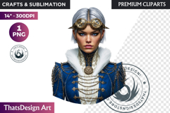 Steampunk Winter Fantasy Sublimation Graphics PNG clipart Product Image 1