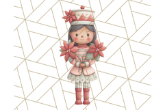 Nutcracker Clipart, Festive Holiday Toy Soldier PNG Art Product Image 5