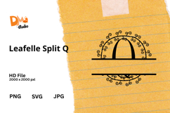Leafelle Split Monogram Product Image 1