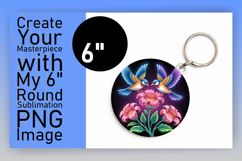 Dynamic Round Design Car Coaster PNG , Birds Product Image 1