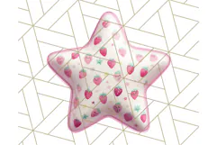 Cute Puffy Star Clipart PNG, 3D Glossy Pastel Stars Clip Art Product Image 5