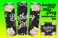 Eye-Catching 20oz Tumbler Wrap , Girl Quote Product Image 1