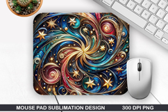 Fireworks Mouse Pad Sublimation, 4th Of July Mouse Pad PNG Product Image 1