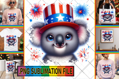 Unique Sublimation TSHIRT PNG, USA Animals Product Image 1