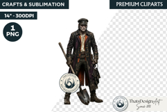 Harvest of Haunt Halloween Gothic Character RPG PNG Clipart Product Image 1