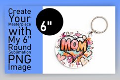 Mother's Day Keychain Sublimation Showcase Product Image 1