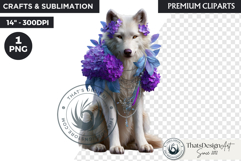 Royal Hydrangea Guardians Fantasy Warrior and Floral Graphic Product Image 1