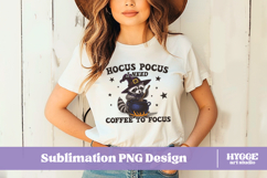 Vintage Funny Sarcastic Feral Witch Raccoon Halloween PNG Product Image 2