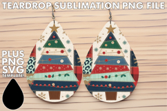 Unique Teardrop Earrings Designs, Christmas Product Image 1