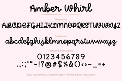 Amber Whirl - Handwritten Script Font Product Image 17