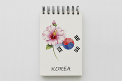 Mugunghwa Flower Taegeukgi National Symbols PNG Korean Product Image 5