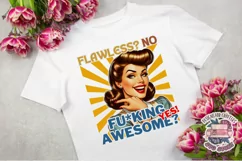 Sassy Girl Sublimation Design Sarcastic Quote PNG Retro Product Image 3