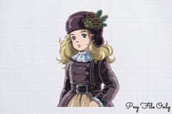 Victorian Winter Clipart Sublimation PNG Product Image 1