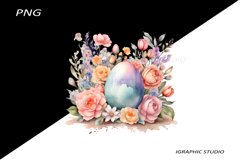 Easter Clipart, Easter Egg Clipart, Easter Bunny Png Product Image 1