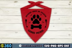 Official trick or treater guard patrol SVG, Halloween Dog Product Image 4