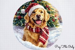 Christmas Retrievers Clipart PNG Product Image 1
