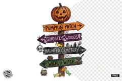 Halloween Signspot Clipart Product Image 1