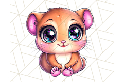Jungle Creatures Kawaii Clipart PNG, Cute Rainforest Animal Product Image 5