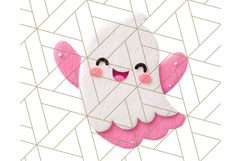 Kawaii Halloween Clipart Cute Kids and Candy Elements Png Product Image 5