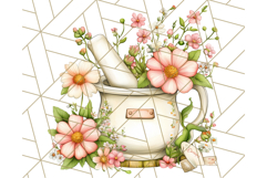 Cottagecore Apothecary PNG Clipart, Rustic Potions &amp; Herbs Product Image 5