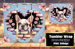 20oz Tumbler Design for Home Decor , Cute Dog Product Image 1