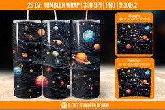 Northern Lights Tumbler Wrap Designs, Sublimation Wrap Product Image 1