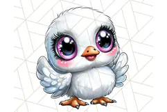 Arctic Animals Kawaii Clipart PNG, Cute Polar Creatures Art Product Image 5
