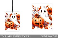 Cute Ghost Car Air Freshener. Halloween Car Air Freshener Product Image 1