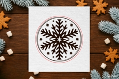 Winter Coffee Coaster Laser Cut | Drink Coaster | SVG Product Image 2