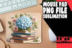 Unique Desk Mat Sublimation PNG, Books Product Image 1