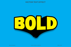 Bold Text Effect 3D Vector EPS Editable File Product Image 1