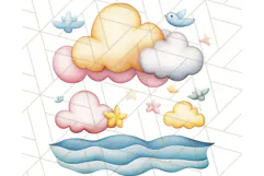 Under the Sea Nursery Clipart, Ocean Animals PNG Product Image 5