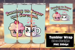 EXQUISITE 20oz Tumbler Design , Kawaii Food Product Image 1