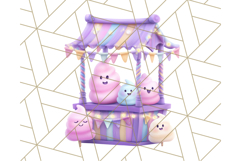 Creepy Carnival Halloween Clipart PNG with Hayride Art Product Image 5
