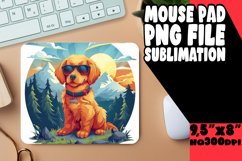 Mountain Trailblazer Pup Mouse Pad Sublimation Product Image 1
