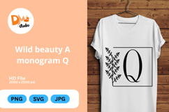 Wild Beauty Monogram Floral Product Image 1