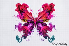 Smoke Butterflies Clipart PNG Product Image 1