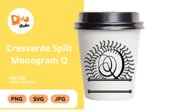 Cresverde Split Monogram Product Image 1