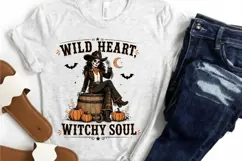 Wild Heart Witchy Soul PNG Sublimation Design - Western Product Image 2