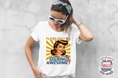 Sassy Girl Sublimation Design Sarcastic Quote PNG Retro Product Image 2